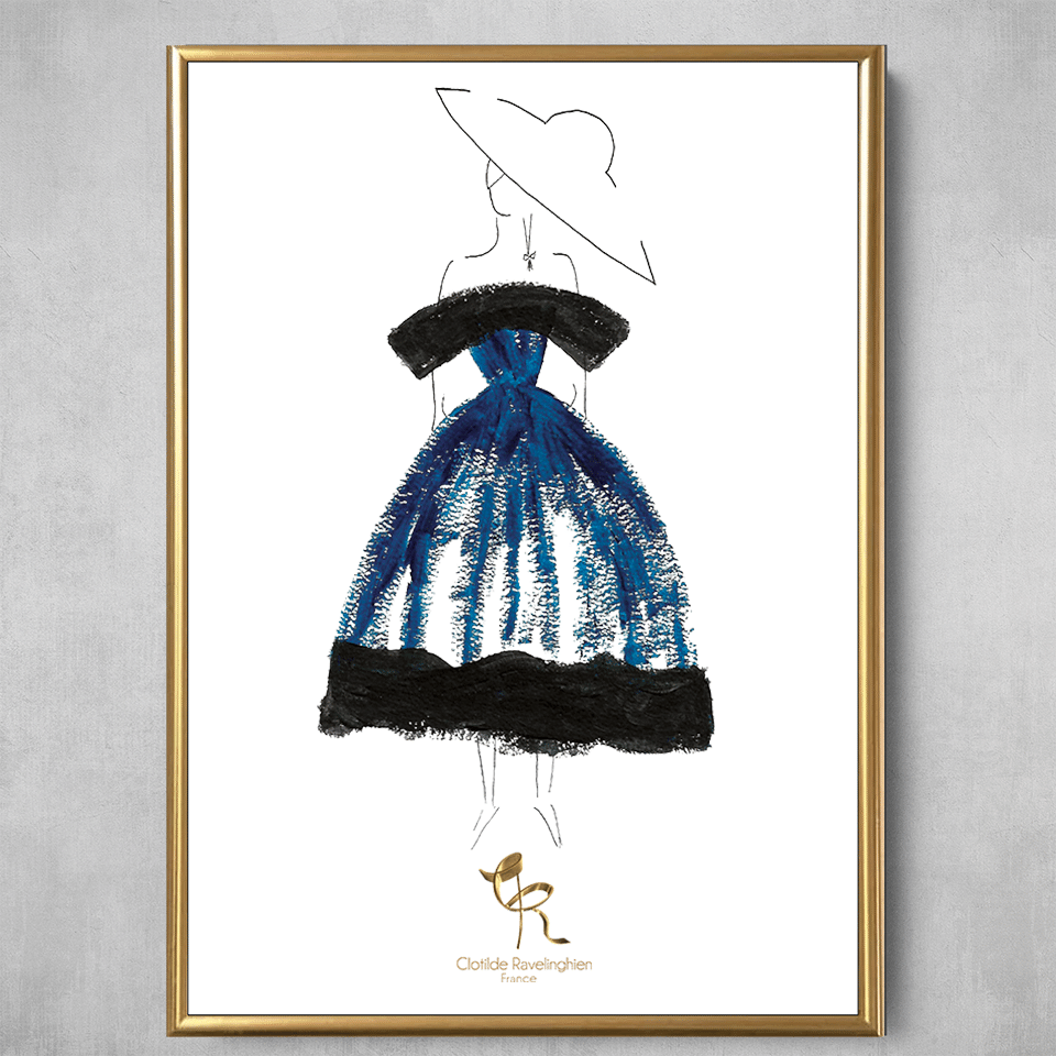 Illustration Murale Elegant