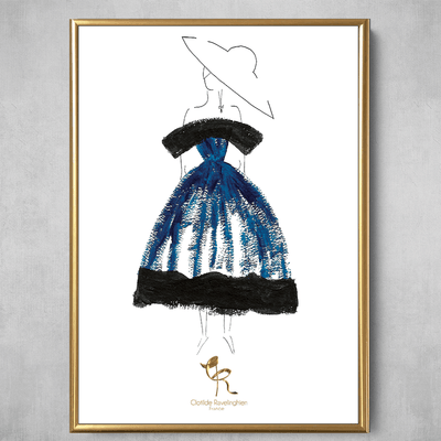 Illustration Murale Elegant