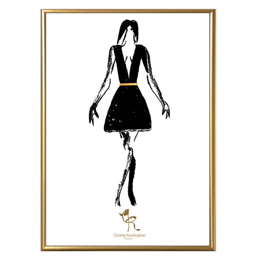 Illustration Murale Classi-Di Black